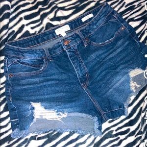 jean shorts